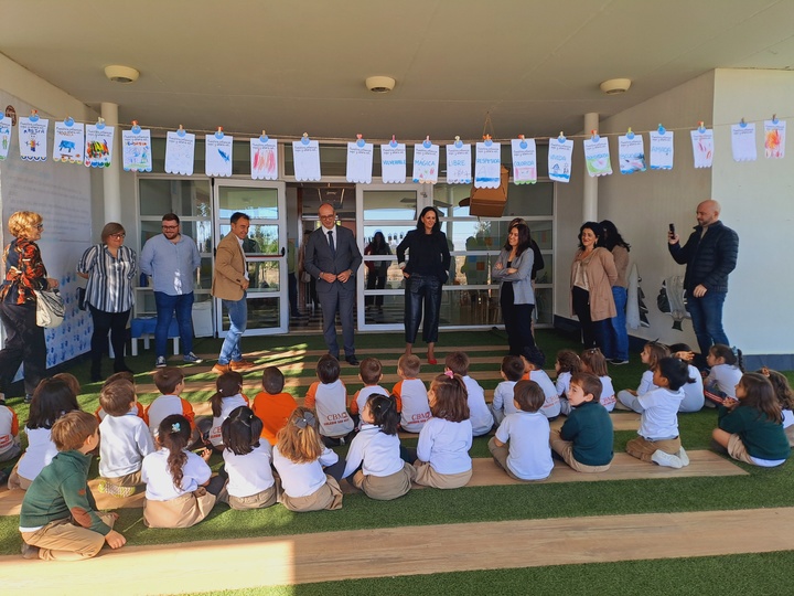 Visita a un centro educativo Unicef (archivo)