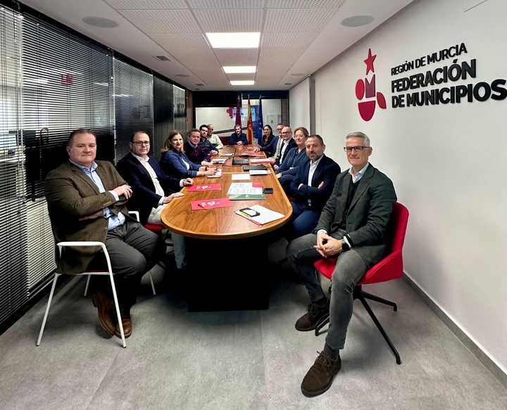 El director general de Movilidad y Transportes, Jos&eacute; Antonio Verd&uacute;, durante la constituci&oacute;n de la Comisi&oacute;n Interinstitucional de Movilidad y Energ&iacute;a Sostenible (CIMES), para impulsar en la Regi&oacute;n el proyecto europeo PROMOTER