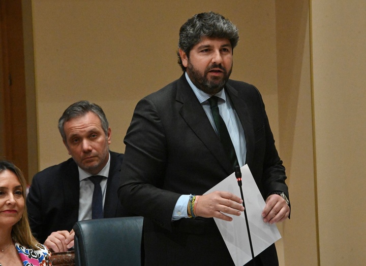 El presidente de la Comunidad, Fernando L&oacute;pez Miras, compareci&oacute; hoy en el pleno de la Asamblea Regional