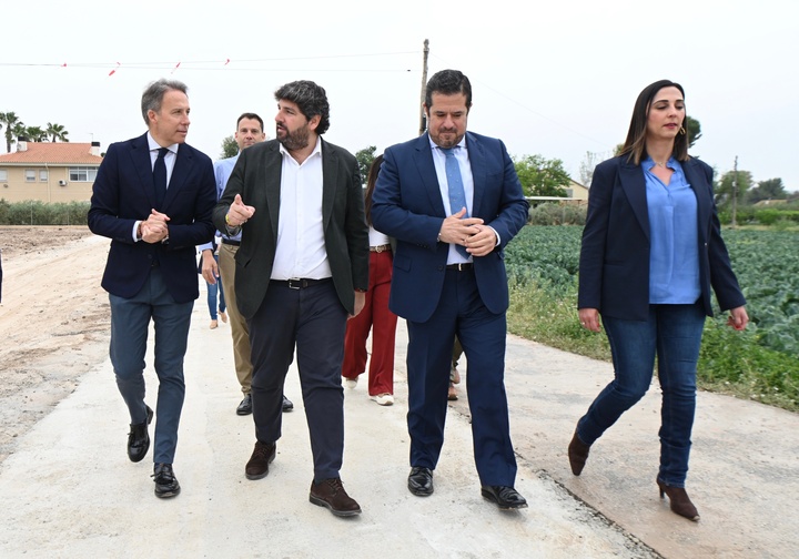 L&oacute;pez Miras visita las obras del segundo tramo del colector sur de Lorca (3)