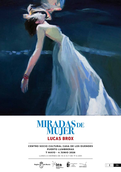 Cartel de la exposici&oacute;n de Lucas Brox en Puerto Lumbreras