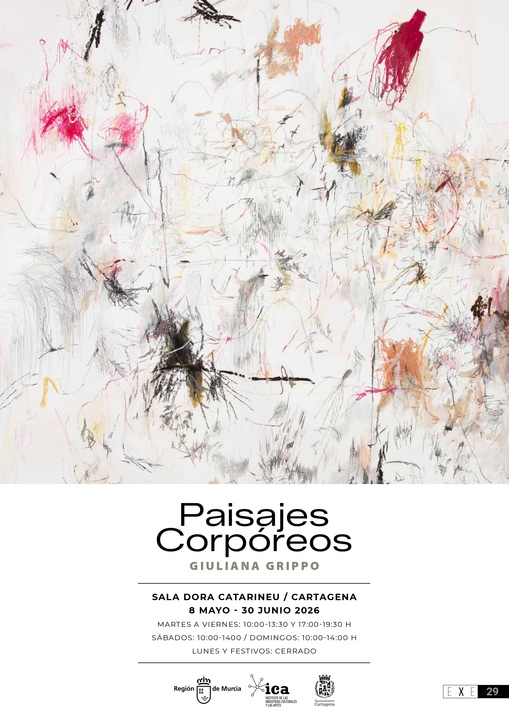 Cartel de la exposici&oacute;n de Giuliana Grippo en Cartagena
