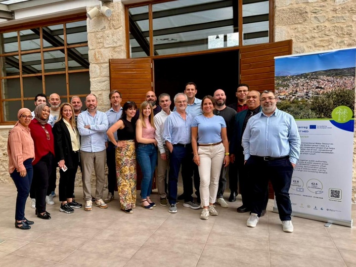 La delegaci&oacute;n de la Regi&oacute;n de Murcia, junto a otros miembros de los pa&iacute;ses europeos que han participado en el encuentro en Creta.