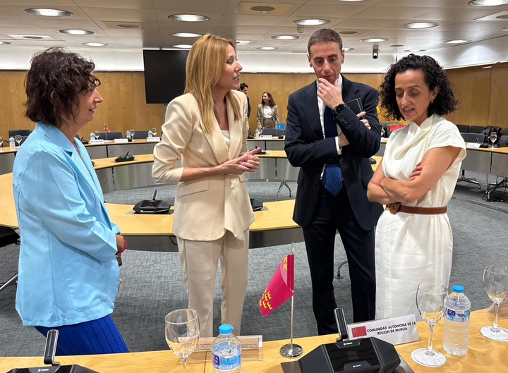 La consejera de Econom&iacute;a, Hacienda, Portavoc&iacute;a, Fondos Europeos y Transformaci&oacute;n Digital, Marisa L&oacute;pez Arag&oacute;n durante el Consejo de Pol&iacute;tica Fiscal...