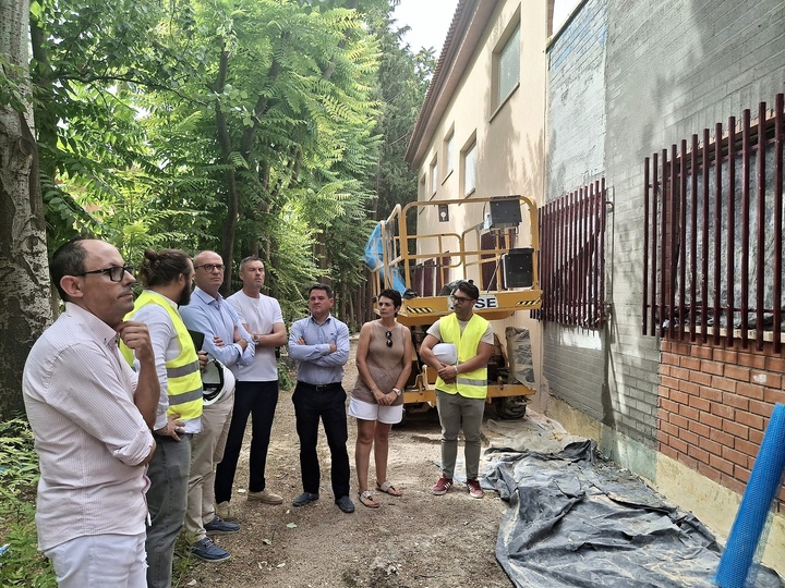 El consejero de Educaci&oacute;n y Formaci&oacute;n Profesional, V&iacute;ctor Mar&iacute;n, visita el colegio Virgen de la Candelaria (Barranda-Caravaca de la Cruz).&nbsp;