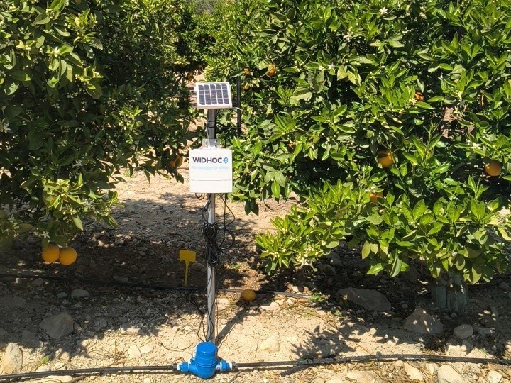 Uno de los equipos inteligentes instalados en la Comunidad de Regantes El Porvenir para monitorizar el riego y ayudar a reducir las p&eacute;rdidas de agua...