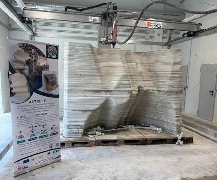 Imagen del proyecto ArtReef, uno de los que desarrolla la Comunidad para recuperar residuos y que investiga en concreto la elaboraci&oacute;n de arrecifes...