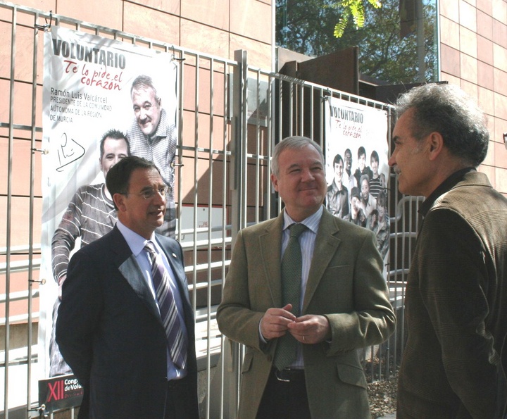 El presidente Valcárcel en la presentación Campaña del Voluntariado (I)