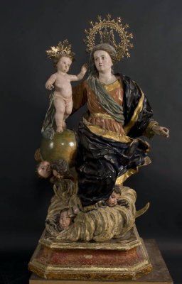 Restauración imagen salzillesca de la Virgen del Rosario de la Aurora de Aledo (2)