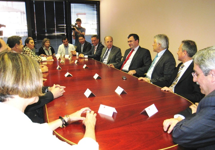 Reunión de la Junta Directiva de la Asociación de Ingenieros de Caminos, Canales y Puertos