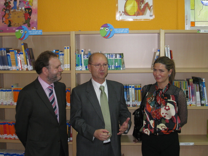 Inauguración biblioteca del Colegio Mariano Aroca de Murcia