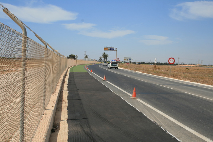 Un nuevo carril bici unirá Santiago de la Ribera y la Base Aérea de San Javier