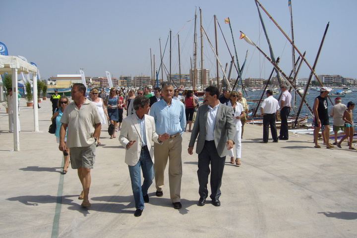Turismo inaugura la Semana Náutica del Mar Menor en el que participan 60 barcos de vela clásica