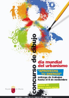 Cartel del concurso de dibujo 'Aprovecha tu energía'