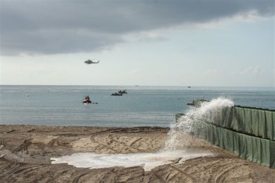 Simulacro de una inundación en Águilas 2
