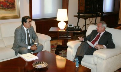 Valcárcel y el alcalde de Calasparra alaban la futura Autovía del Norte