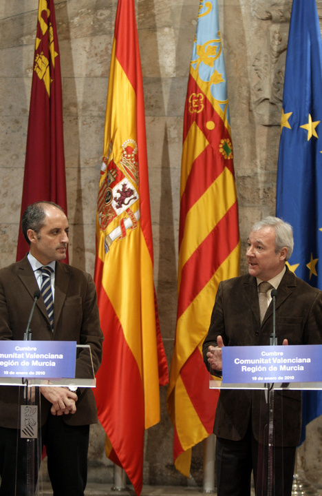 Encuentro presidente Valcárcel con presidente de la Generalitat Valenciana (III)