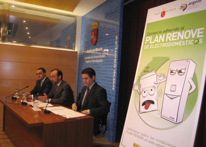Imagen de la presentación del Plan Renove de Electrodomésticos