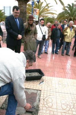 Acto de colocación de la primera piedra del nuevo paseo marítimo de Puerto de Mazarrón (2)