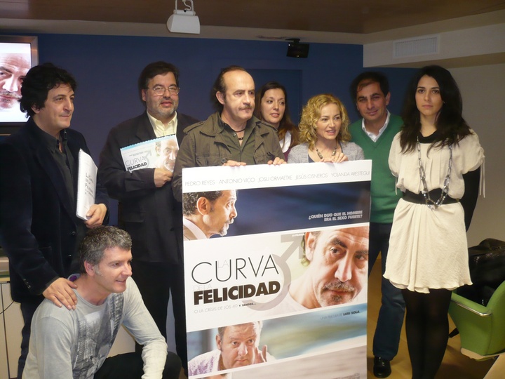 Presentación de la película 'La curva de la felicidad'