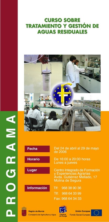 Curso sobre tratamiento y gestión de  aguas residuales en CIFEA