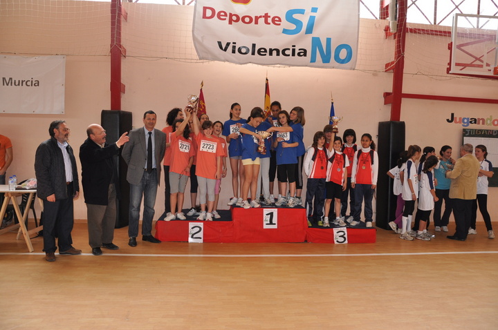 Entrega de trofeos 'Jugando al Atletismo' alevín de la Región de Murcia