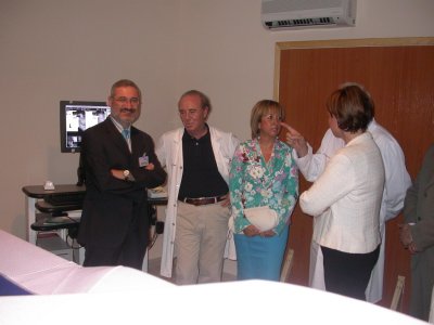 Visita a la Mesa en Prono del Hospital Virgen de la Arrixaca