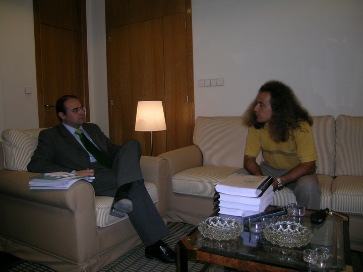 Reunión del consejero de Industria y Medio Ambiente con Anse