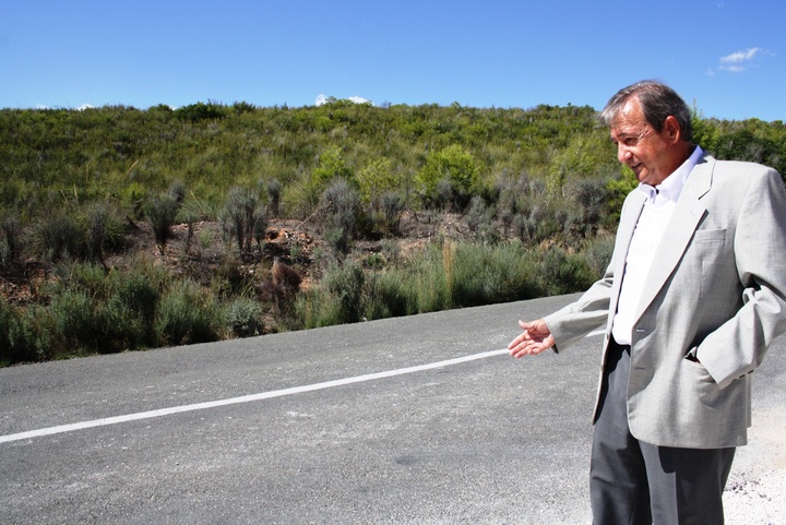 Obras en la carretera RM-510 que une la Región de Murcia con Albacete 1
