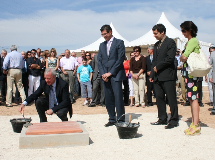 El jefe del Ejecutivo murciano preside el acto de colocación de la primera piedra del Museo Paleontológico y de la Evolución Humana de la Región de Murcia 2