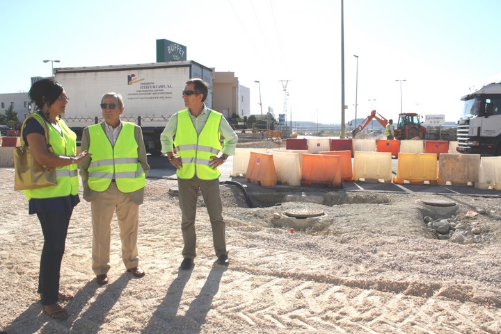 Obras de mejora la seguridad vial en los accesos al Polígono Industrial El Saladar I de Lorquí