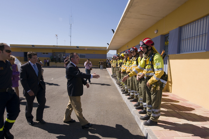 Inauguración base de Emergencias de la pedanía lorquina de Zarcilla de Ramos