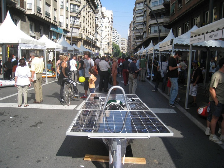 Exhibición de los prototipos participantes en la Solar Race Región de Murcia (2)