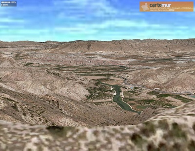 Cartomur permite realizar vuelos virtuales en tres dimensiones por la Región (3)
