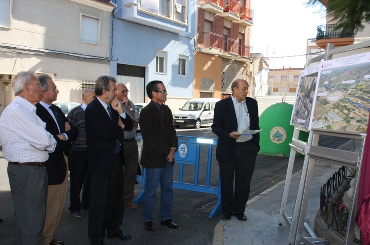 Inauguración del colector del Barrio de La Mota en Santomera