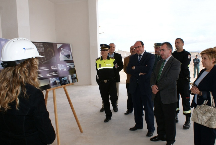 Visita a las obras del nuevo Centro Integral de Seguridad y Emergencias de Puerto Lumbreras (2)