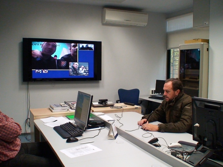Jornadas de coordinación entre el Grupo de Transmisiones en Emergencias de la Región y la Unidad Militar de Emergencias