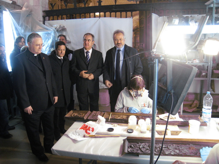 Visita obras a de la Catedral de Murcia