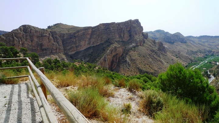 Mirador en el desfiladero de El Solvente, en Ricote (1)