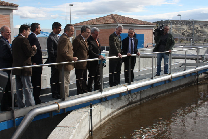 Valcárcel inaugura las depuradoras de Albudeite y Campos del Río I