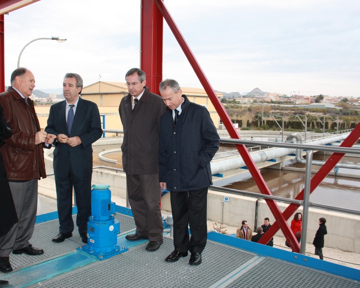 Cerdá inaugura el sistema de tratamiento terciario en la EDAR de Archena