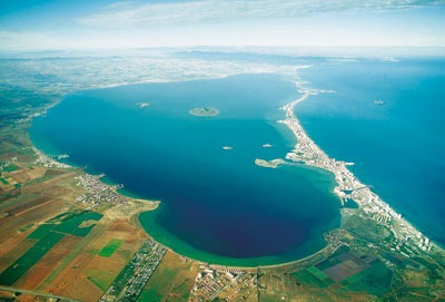 Imagen aérea del Mar Menor