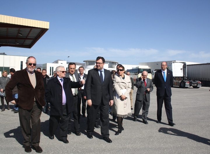 Inauguración de la ampliación Centro de Transportes de Caravaca de la Cruz