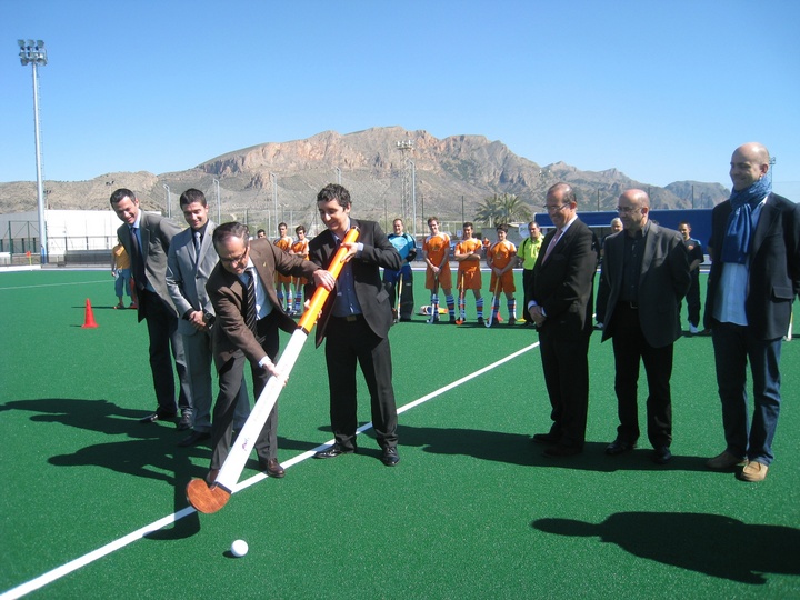 Inauguración del campo de hockey hierba de Santomera