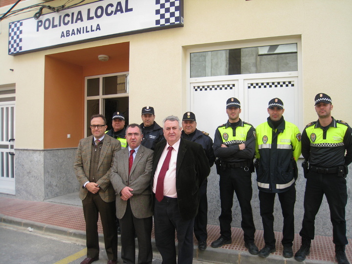 Manuel Campos, en las instalaciones de la Policía Local de Abanilla