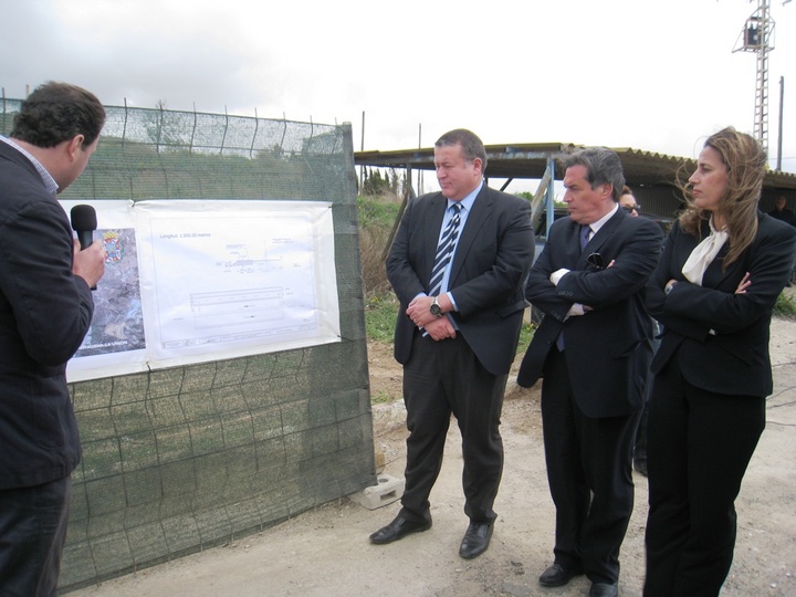 Inicio de las obras de construcción de un nuevo carril bici que unirá Cartagena con La Unión