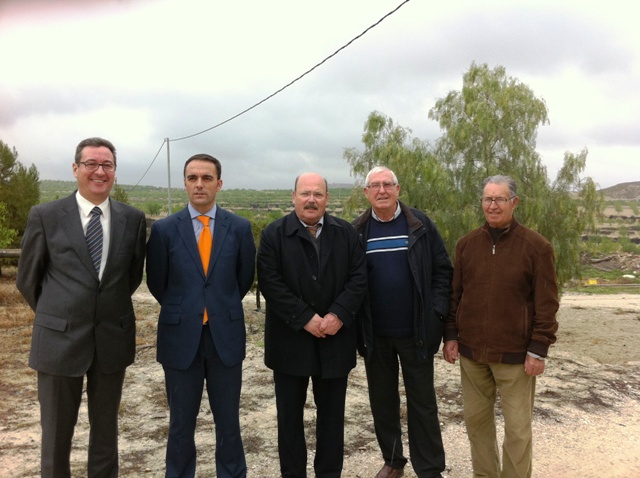 Inauguración de la obra de electrificación rural del paraje 'La Alquibla'