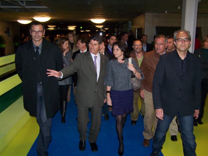 Inauguración del pabellón multiusos de Águilas
