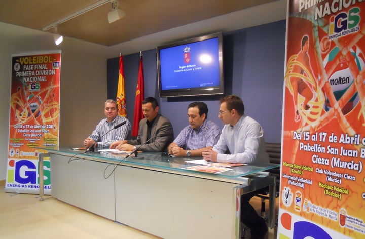 Presentación Fase Final de la Liga de Primera División Nacional Masculina de Voleibol de Cieza