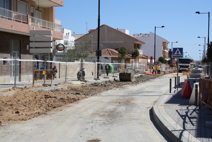 Avenida de la Estación en Torre Pacheco